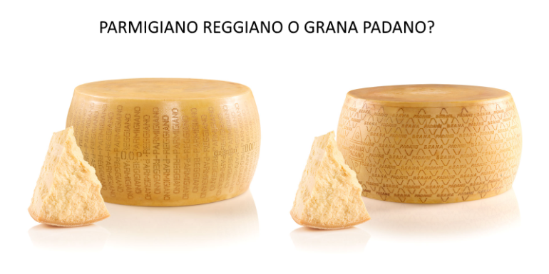 Parmigiano Reggiano o Grana Padano? Ecco le differenze!